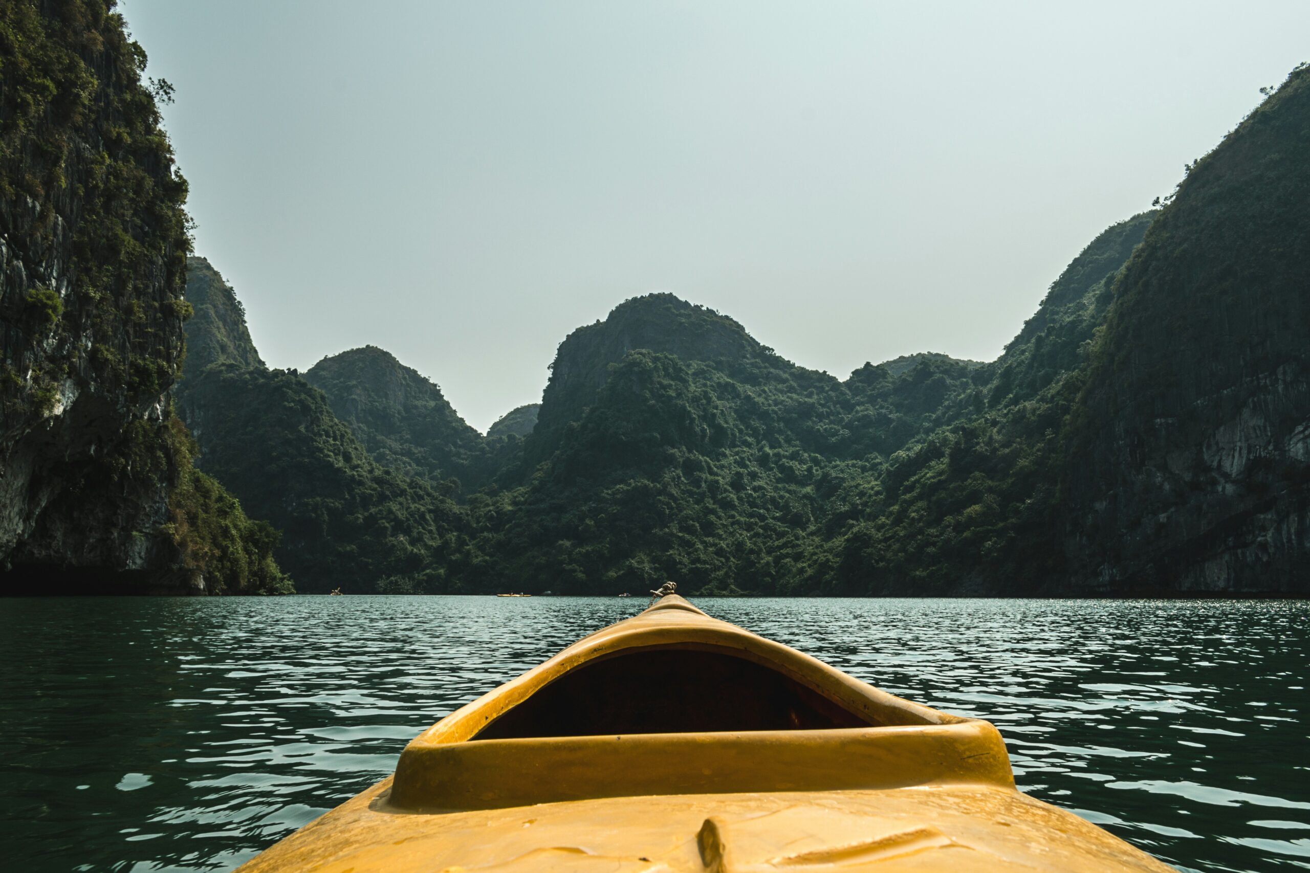Kayak sur un lac